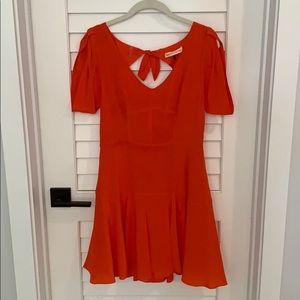 Rebecca Taylor Silk Tie Back Dress